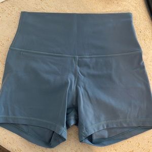 Lululemon 4in “Utility Blue” shorts